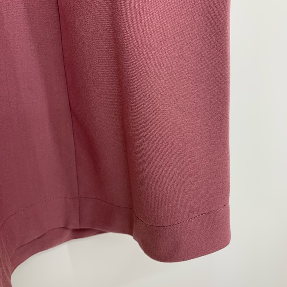 Sharagano Floraberry Dusty Mauve Utility Uniform Shift Dress New Nwt Size 6 - Picture 7 of 14